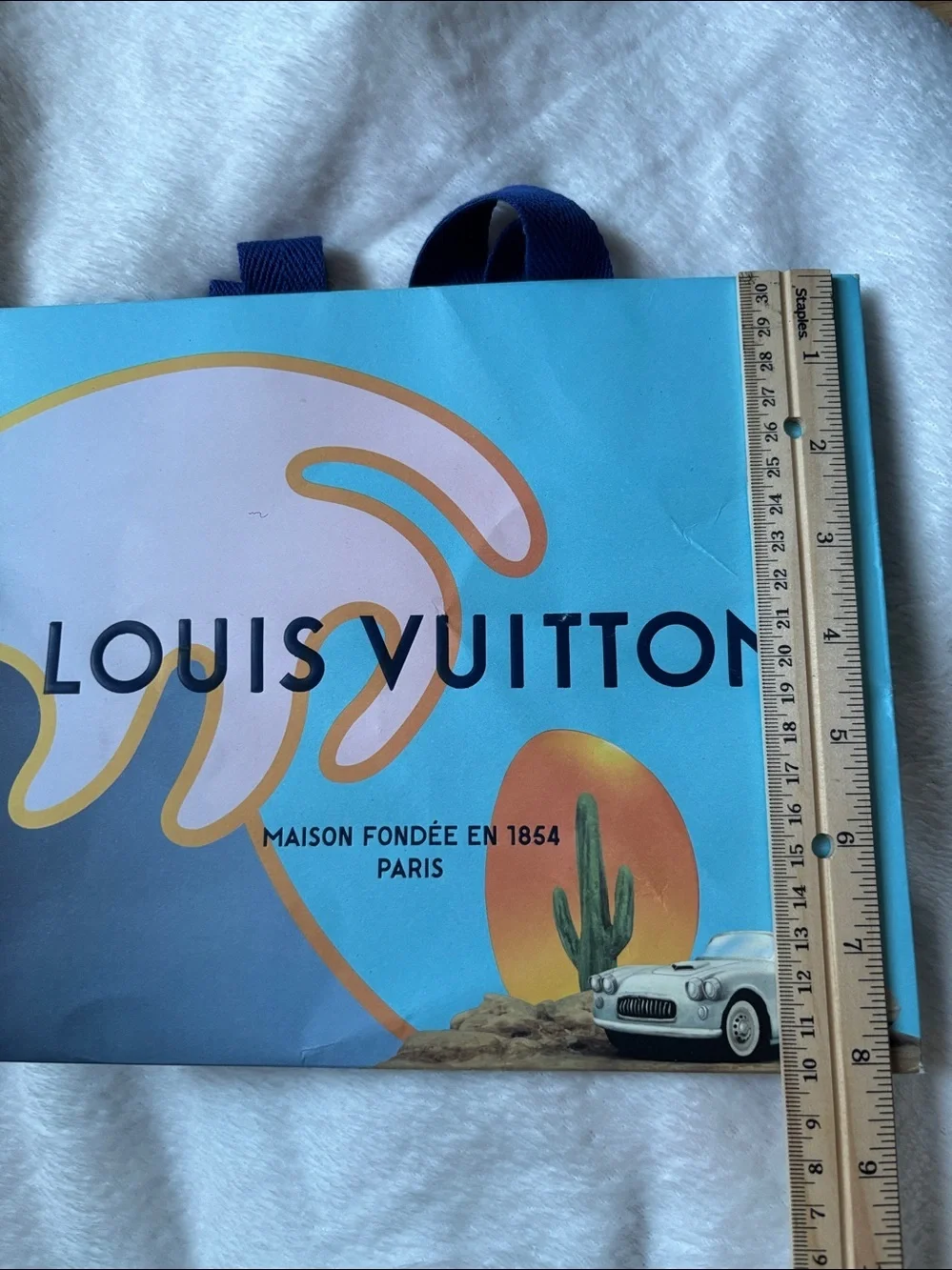 Louis Vuitton x Alex Israel Limited Edition fragrance Shopping Bag Rare